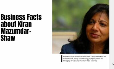 Business Facts about Kiran Mazumdar